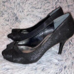 Apt. 9 Black 8.5 Peekaboo Pump High Heels